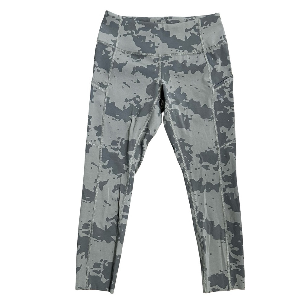 5.11 Tactical Physical Training Ready Green Camo Leggings Small Comfy Stretchy